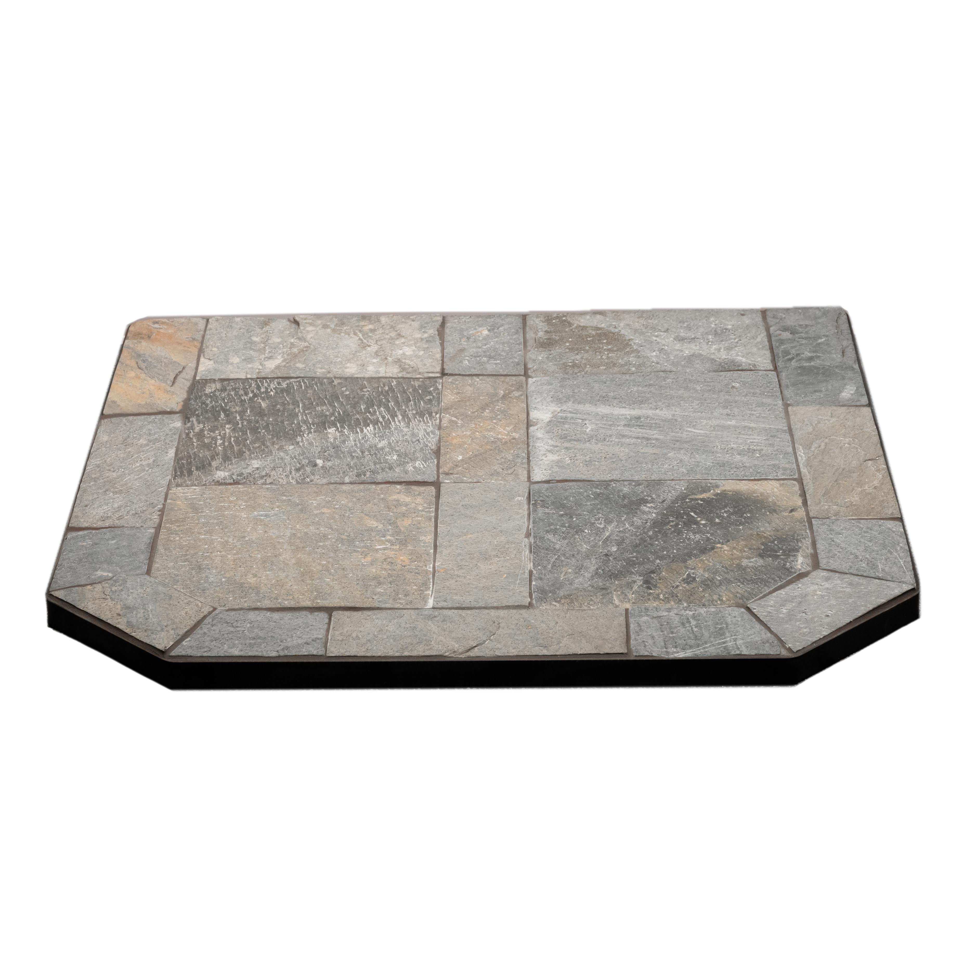 ComfortBilt Flatwall Hearth Pad - Natural Silver Slate - ComfortBilt